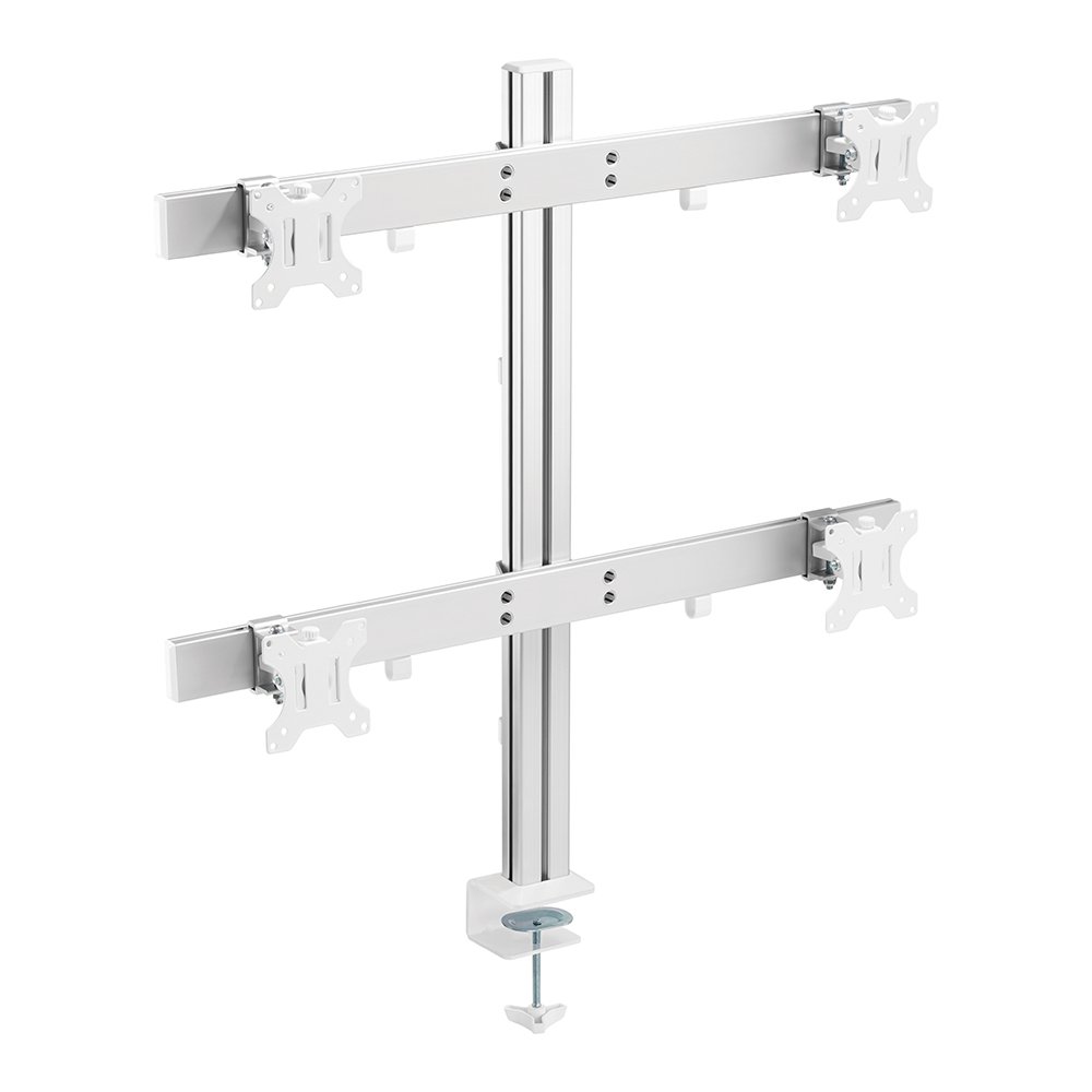 Quad Screens Heavy-Duty Aluminium Monitor Arms